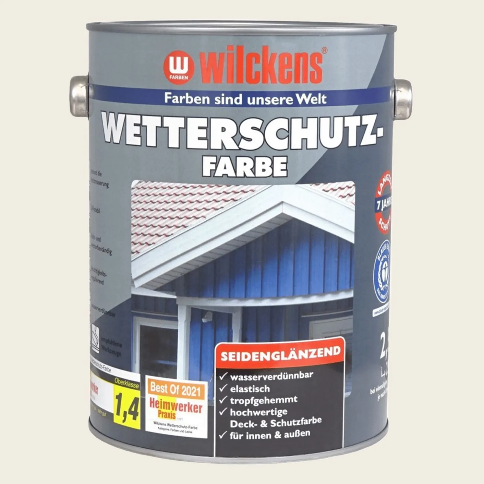 Wilckens Wetterschutzfarbe Holzdeckfarbe 2,5 Liter
