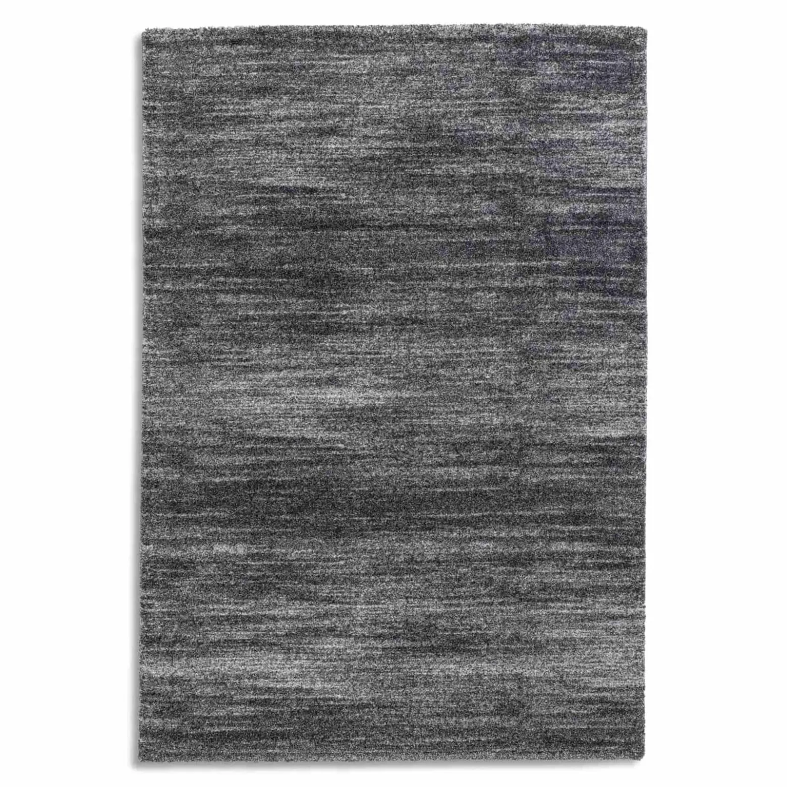 Wohnzimmer Teppich meliert anthrazit grau Astra Savona