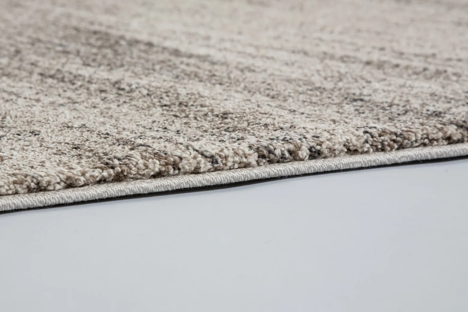Wohnzimmer Teppich meliert beige braun Astra Savona