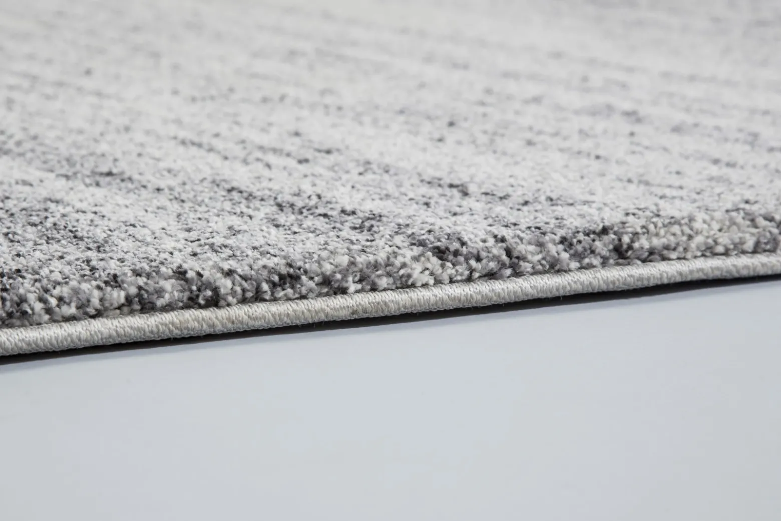 Wohnzimmer Teppich meliert grau creme Astra Savona