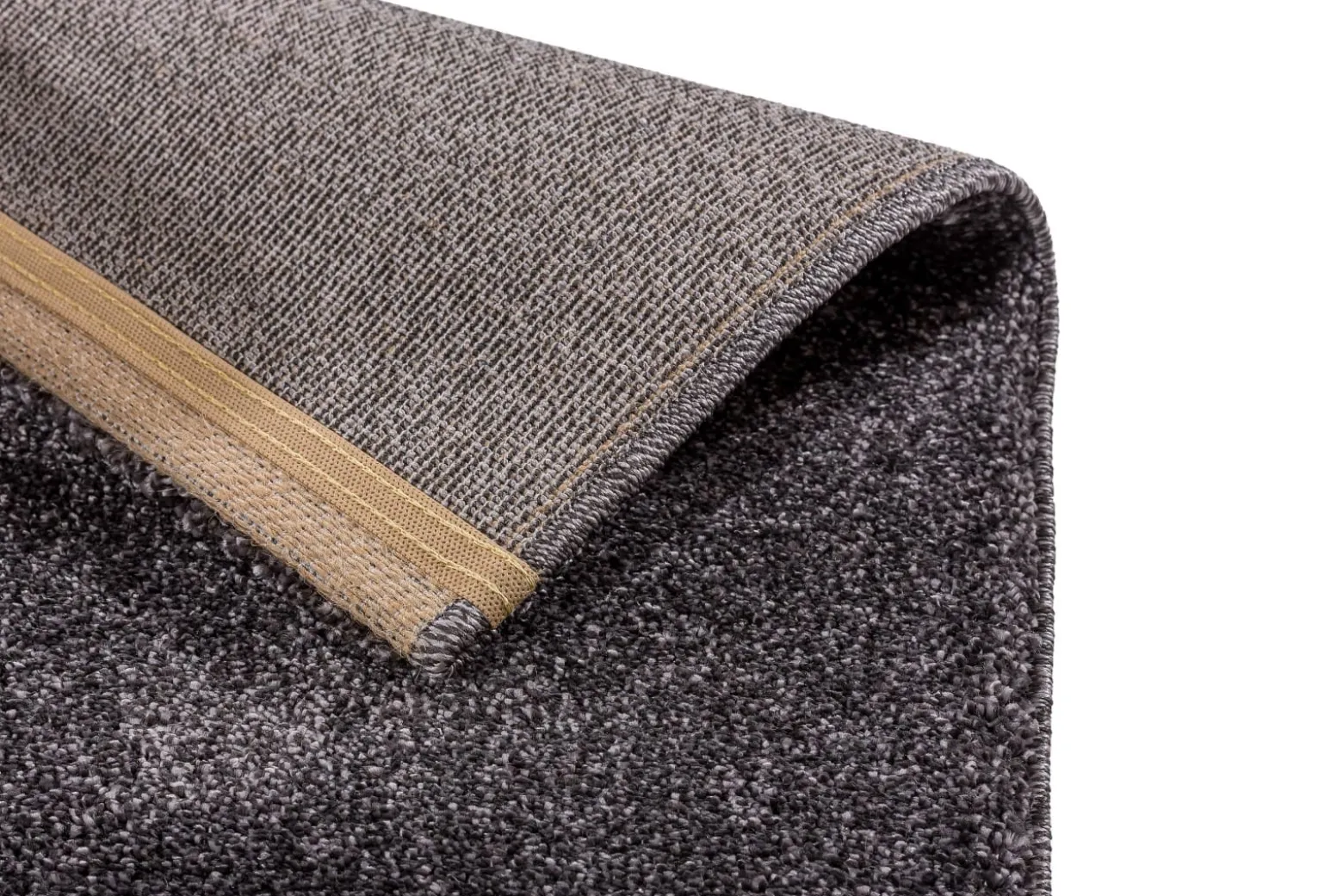 Wohnzimmer Teppich uni anthrazit Astra Savona