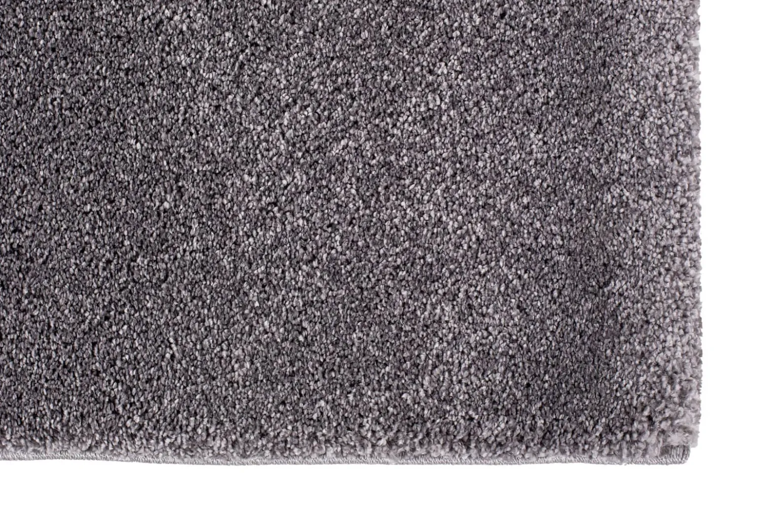 Wohnzimmer Teppich uni dunkelgrau Astra Savona