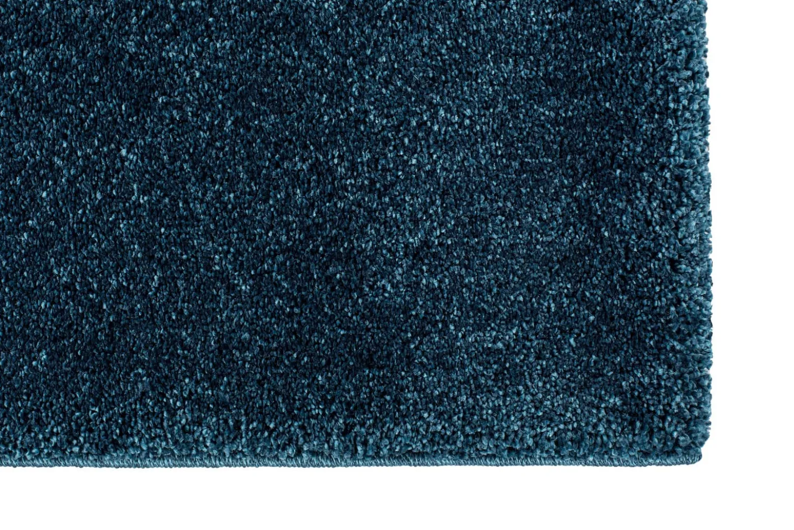 Wohnzimmer Teppich uni dunkelblau Astra Savona