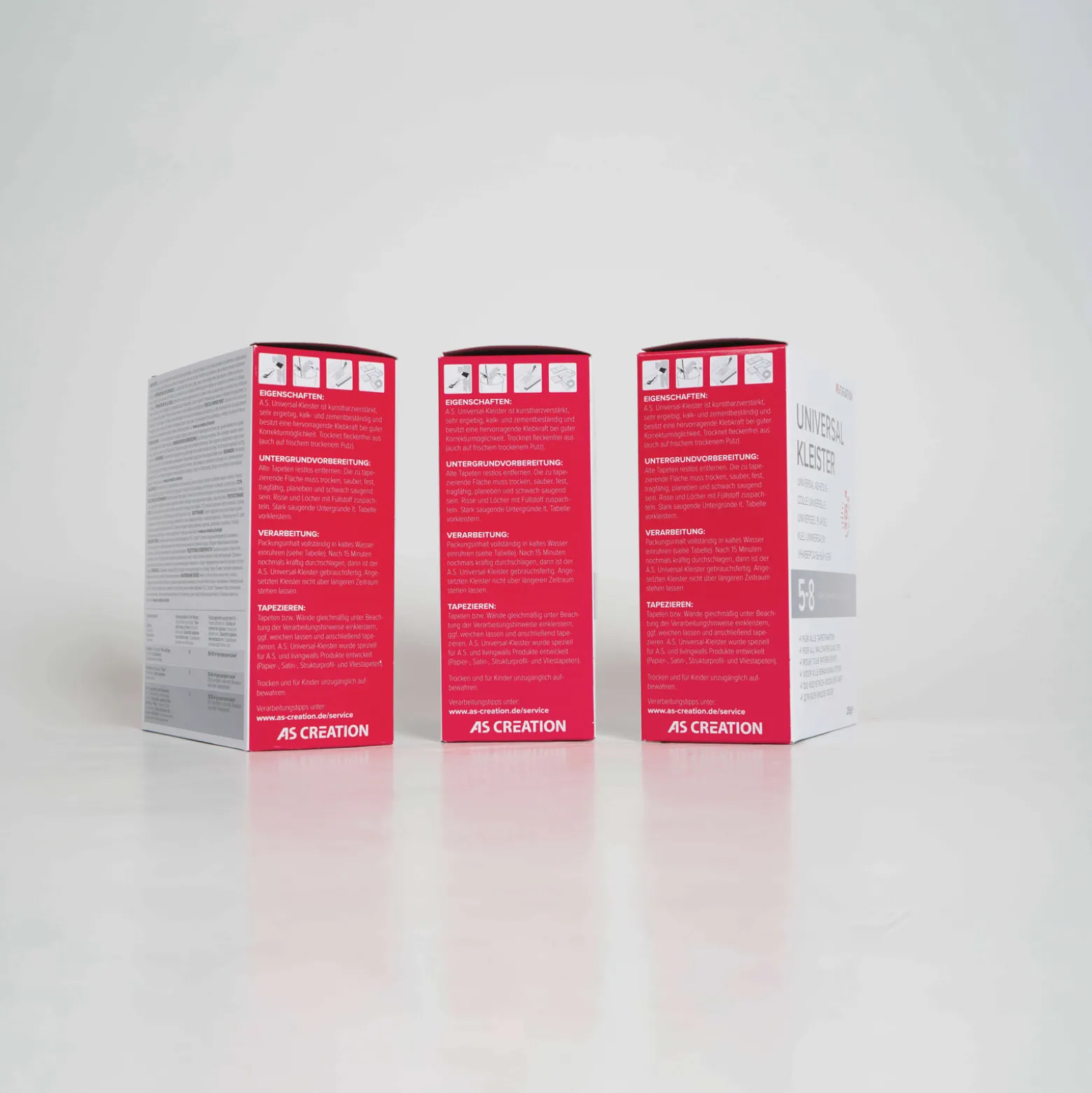 3x AS Creation Universalkleister Tapetenkleister 250 g