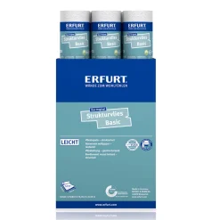 6 x Erfurt Strukturvlies Basic 408 Vliestapete 31,98 m²
