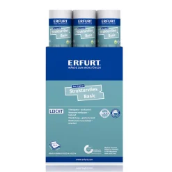 6 x Erfurt Strukturvlies Basic 406 Vliestapete 31,98 m²