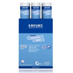 6 x Erfurt Vliesfaser Basic 108 Vliestapete 31,98 m²
