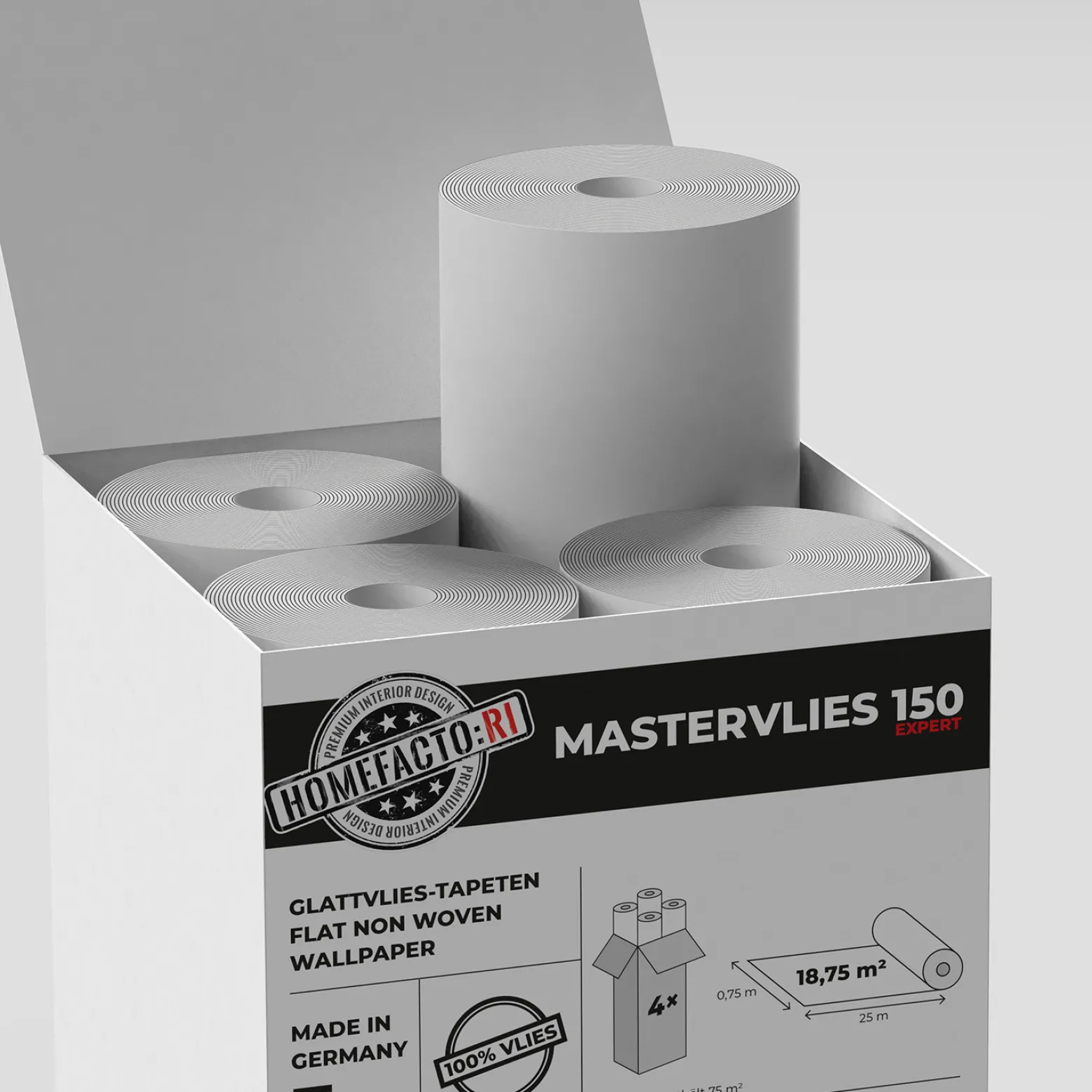2x Glattvlies Mastervlies Expert 150g + 2x Kleister
