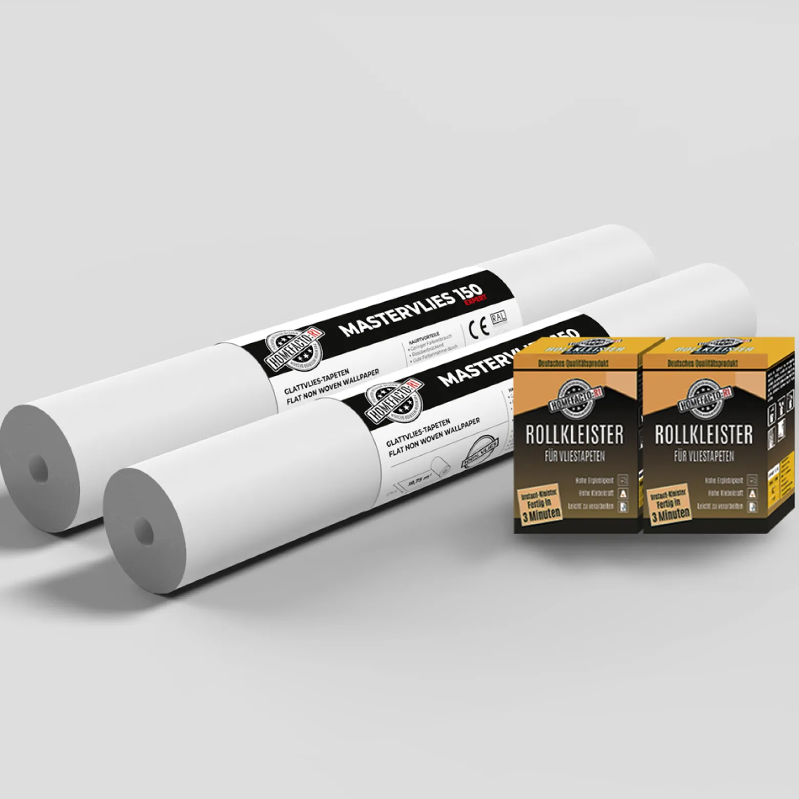 2x Glattvlies Mastervlies Expert 150g + 2x Kleister