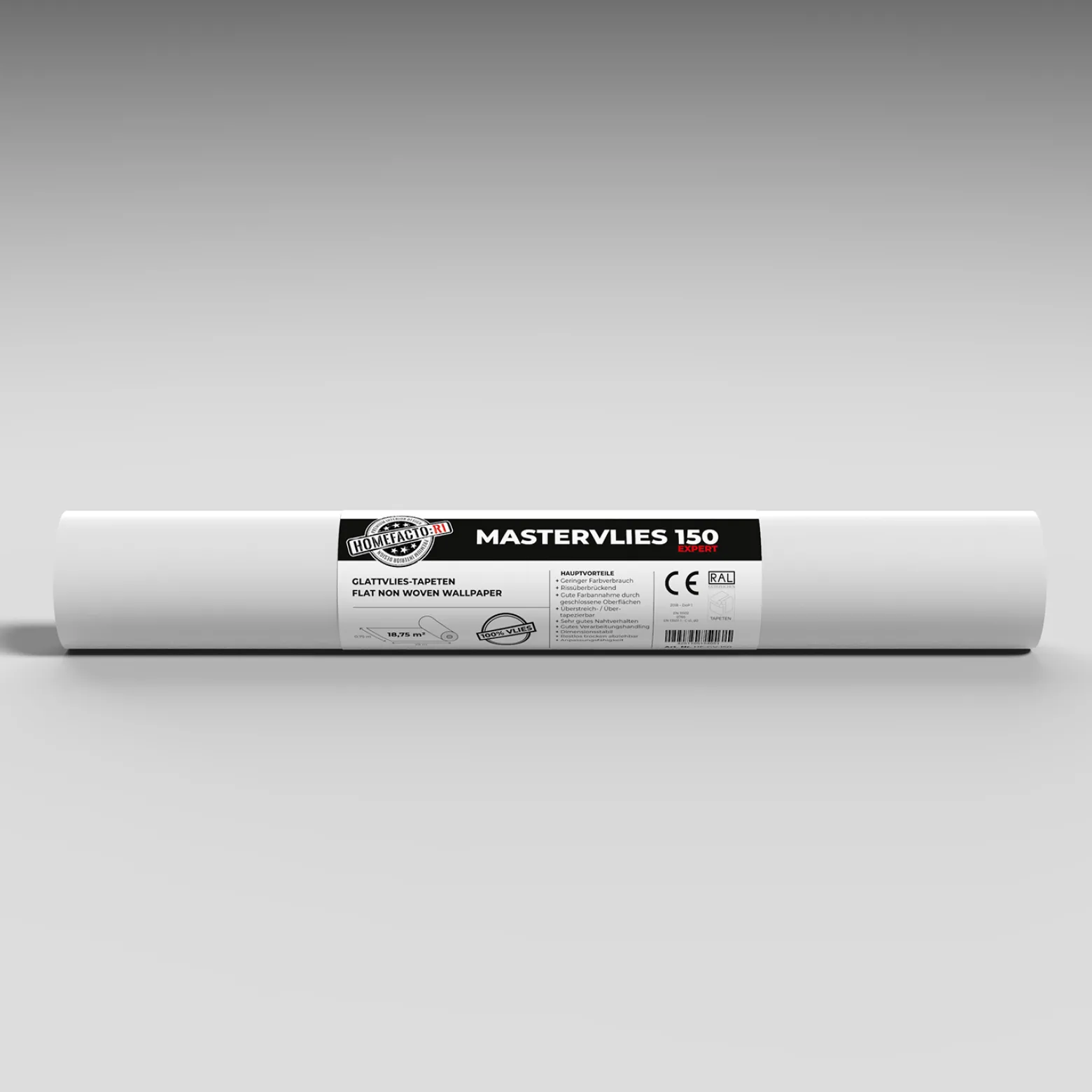 8x Glattvlies Mastervlies Expert 150g + 8x Kleister