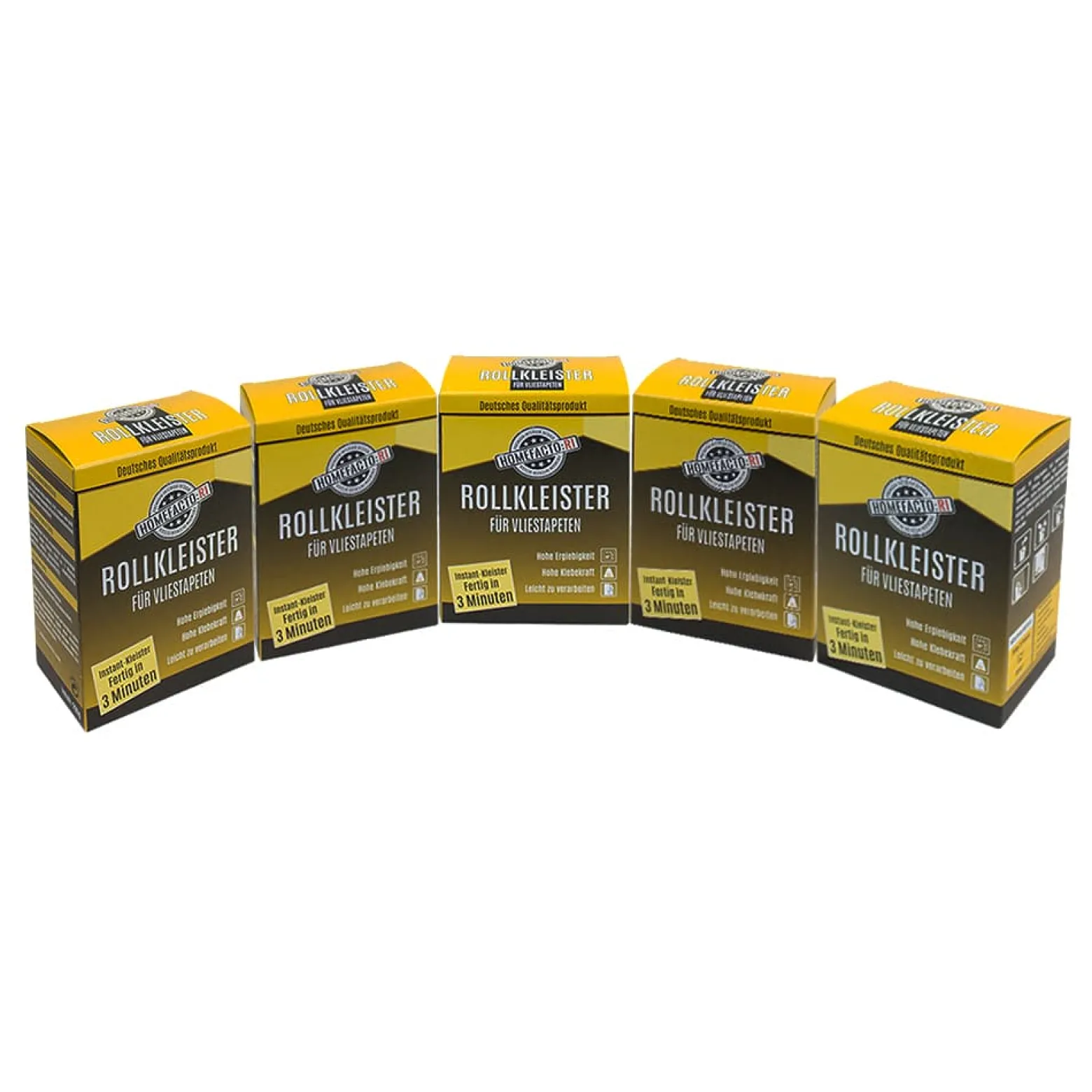 5xRollkleister Instant Vlies Tapeten Kleister 1kg