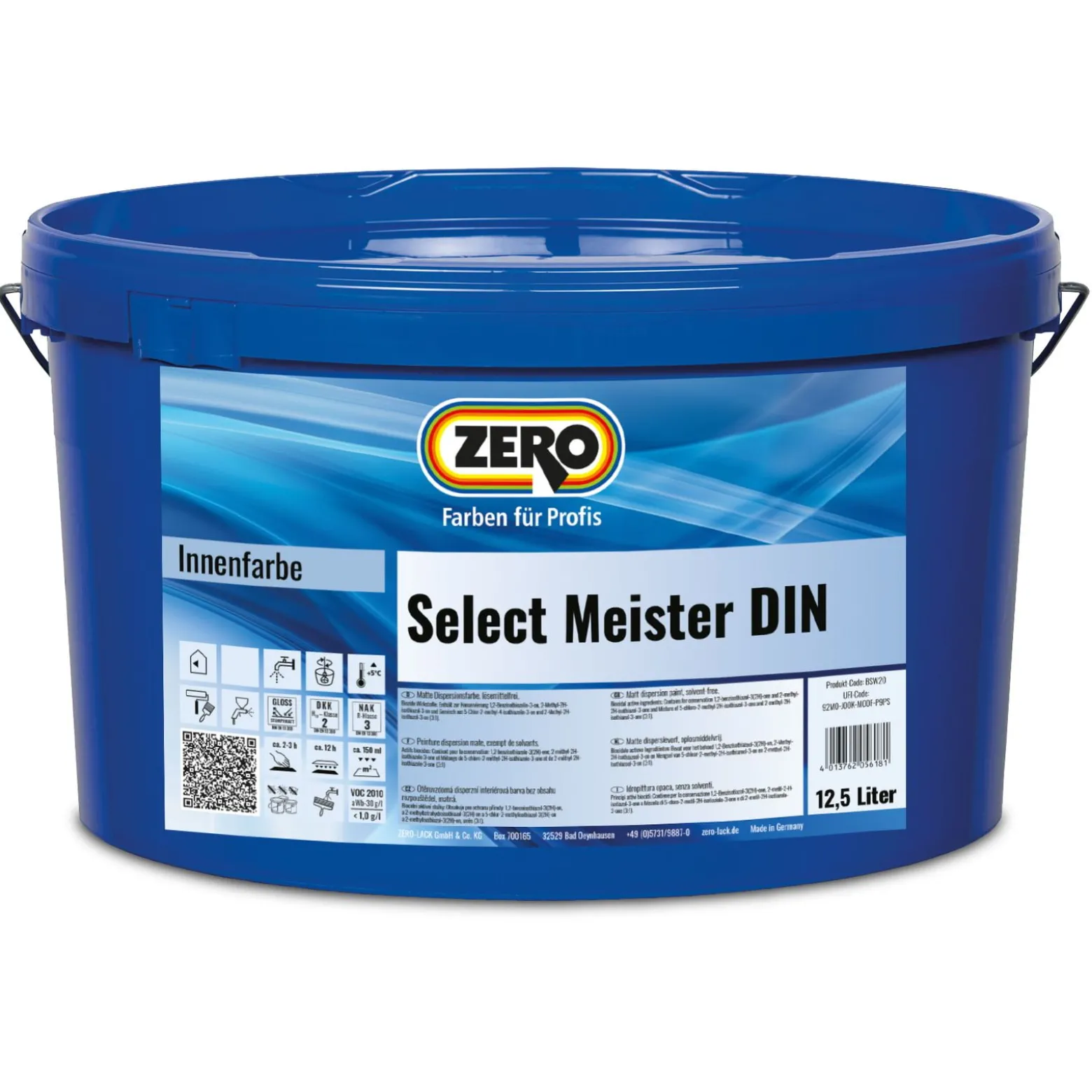 ZERO Select Meister DIN 12,5 l Innenfarbe Dispersion